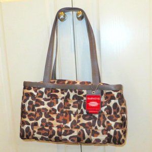 Harvey's Seatbelt Boxy Bag - Leopard